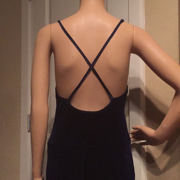 Velvet maxi dress - Picture 6 of 10